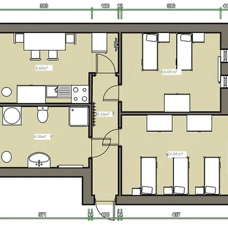 5 Bett-wohnung In Atzendorf Apartment Stassfurt